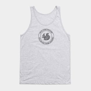 Red Squirrel - We All Share This Planet - nature design Tank Top